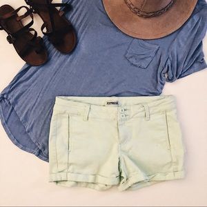 Express | Mint shorts